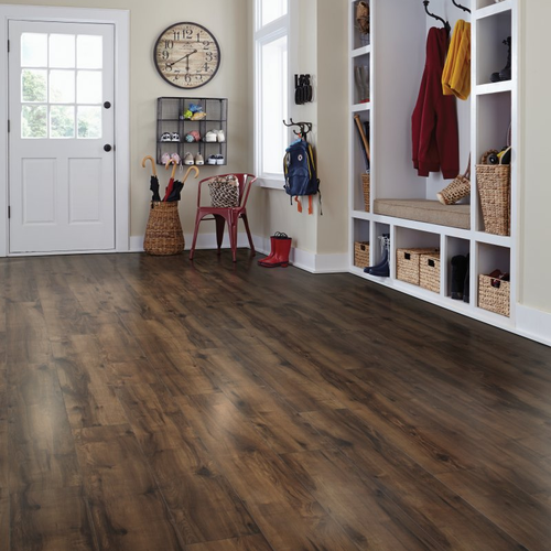 Nistler Floor Covering providing laminate flooring for your space in Walker, MN - Chalet Vista - Chocolate Glazed Map